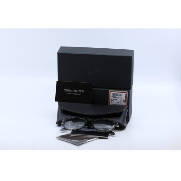 💯 NEW PERSOL PO3175V 9057 TORTOISE GREY EYEGLASSES - Picture 12 of 12